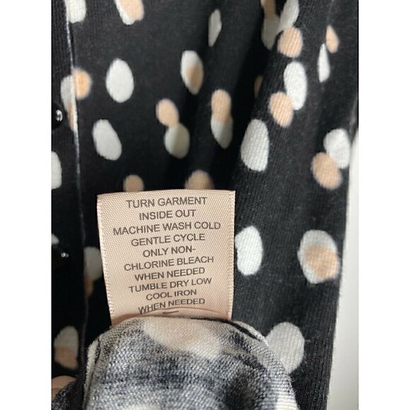 Philosophy Sweater Size XS Women's Polka Dot Long Sleeve Button Up Lightweight - Picture 5 of 5